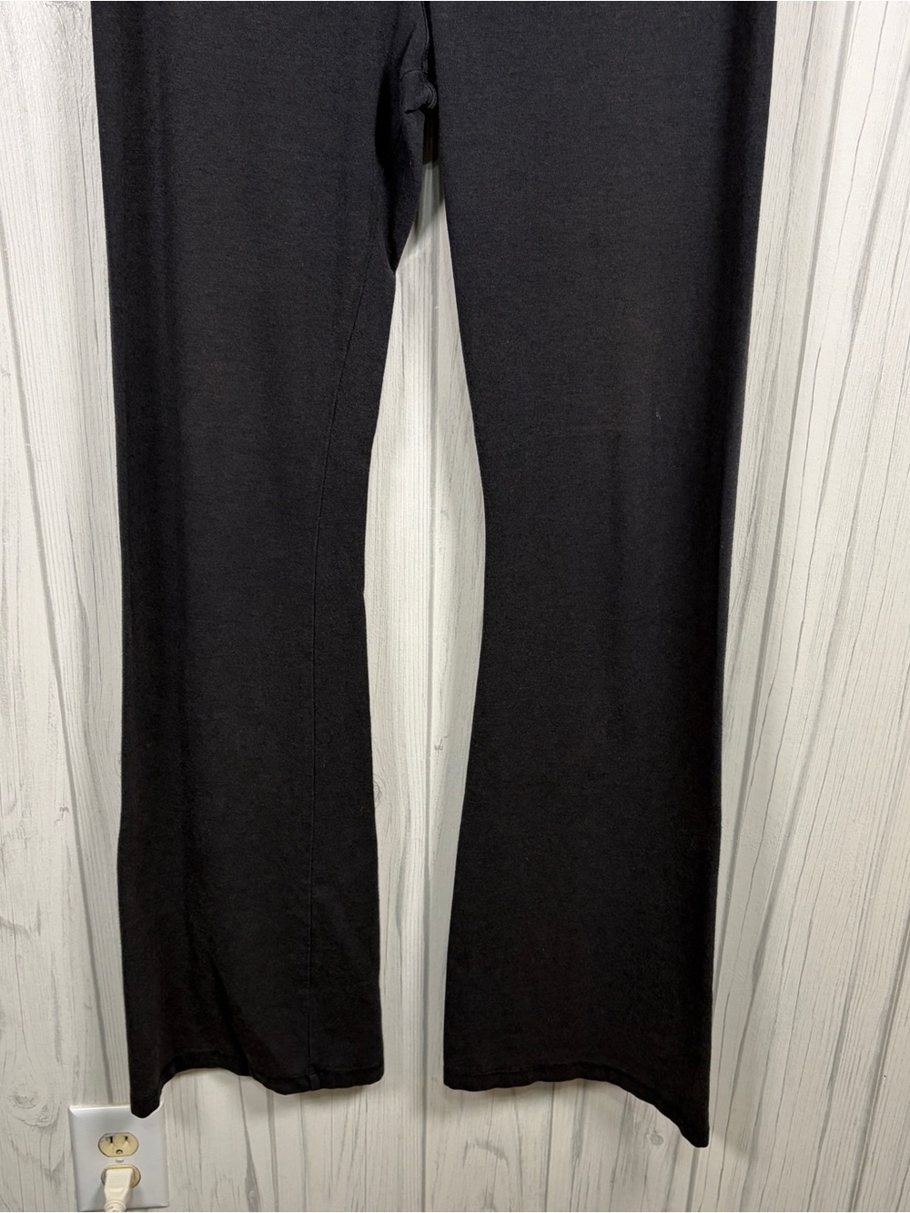 ECO YOGA Black Flare Leg Yoga Pant, Size Large - Picture 3 of 8